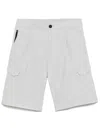 Herno Technical Cargo Shorts In Grey