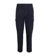 Herno Technical Cargo Trousers In Blue