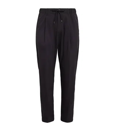 Herno Technical Drawstring Trousers In Black