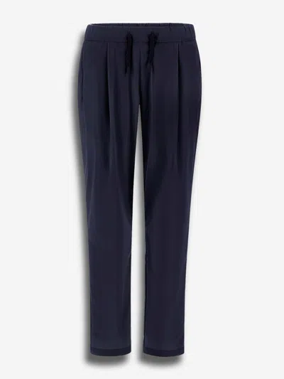 Herno Technical Dress Trousers In Blue