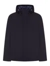 Herno Technical Fabric Blouson In Blue