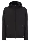 Herno Men's Technical Fabric Bomber Jacket With Hood