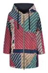 Herno Technical Fabric Hooded Jacket In Multi