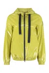 Herno Zip-fastening Hooded Jacket In Green