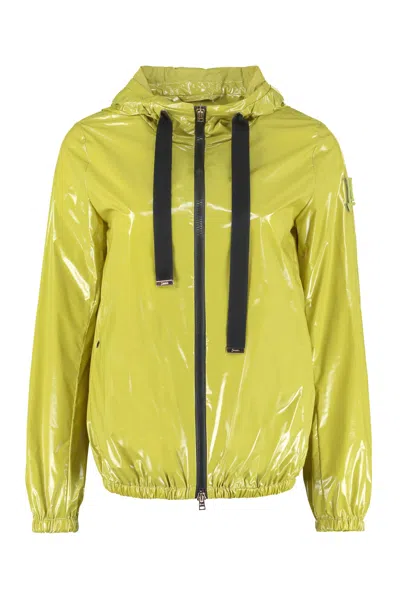 HERNO TECHNICAL FABRIC HOODED JACKET