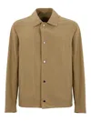 Herno Lightweight Camel Technical Jacket In Beige