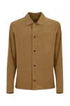 Herno Men's Technical Fabric Overshirt In Cammello