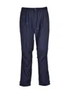 Herno Technical Fabric Trousers Blue In Blue