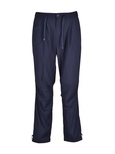 Herno Technical Fabric Trousers Blue