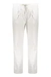 Herno Technical Fabric Trousers In Gray