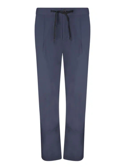 Herno Technical Fabric Trousers With An Elastic Waistband And Drawstring. Features Seamless Side Pockets A In Grey