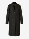 Herno Single-breasted Gabardine Jacket In Black