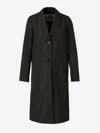 Herno Single-breasted Gabardine Jacket In Black