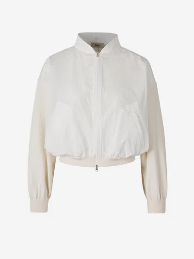 HERNO HERNO TECHNICAL KNIT JACKET