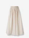 Herno Technical Midi Skirt In Neutral