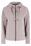 Herno Technical Stretch Jacket With Adjustable Hood
