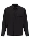 Herno Windproof Polyamide Overshirt In Black