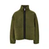 Herno Laminar Jacket In Technical Wool In Green