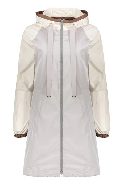 Herno Techno Fabric Jacket In White