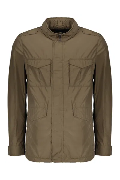 Herno Techno Fabric Jacket In Green