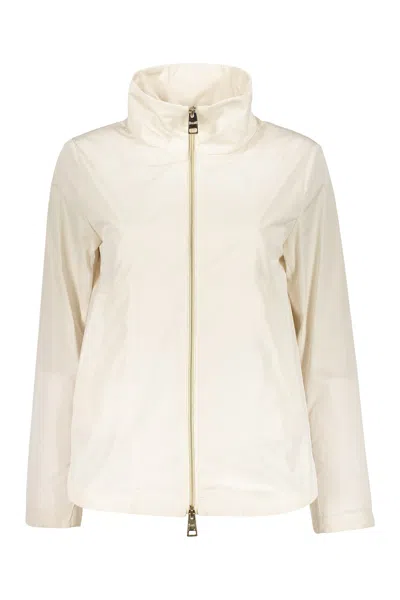 Herno Techno Fabric Jacket In Ivory