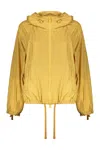 Herno Techno Fabric Jacket In Mustard
