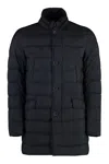 Herno Blouson Matelassé In Blue