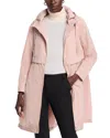 Herno Techno Taffeta Parka In Rose Pink