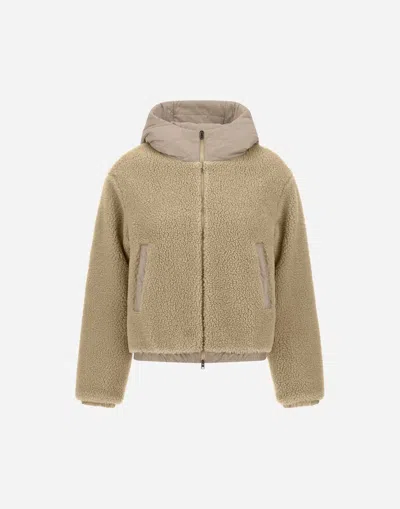 HERNO HERNO TEDDY EFFECT COAT