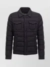 Herno Piumino Denim Jacket In Nylon Trapuntato