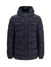 Herno Matte Waterproof Goose Down Down Jacket In Black