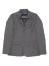 Herno Three-button Jacket In Gray