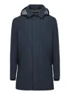 Herno Dark Blue Trench Coat