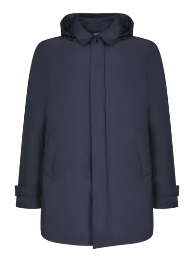 Herno Three-quarter Coats In Blue