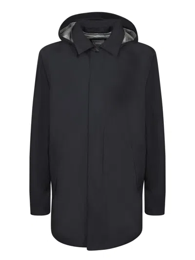 Herno Three-quarter Coats In Black