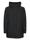 Herno Three-quarter Coats In Black