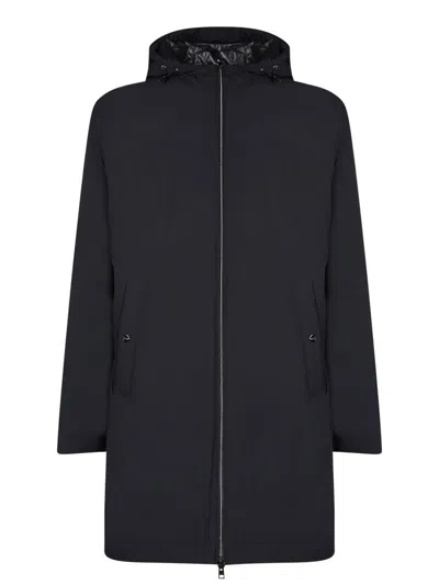 Herno Three-quarter Coats In Black