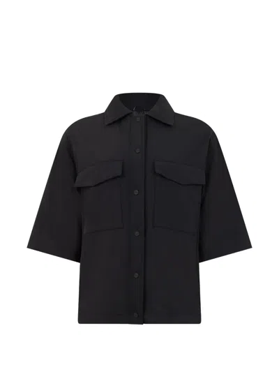 HERNO THREE-QUARTER SLEEVE SHIRT JACKET