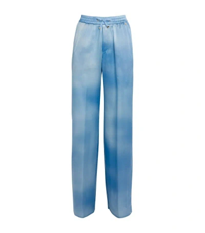 Herno Tie-dye Celeste Trousers In Blue