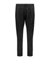 Herno Technical Fabric Trousers In Black