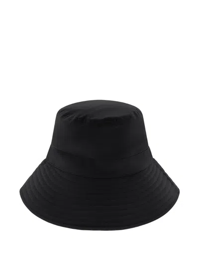 Herno Tie-fastening Bucket Hat In Black