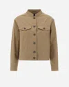 Herno Jacket In Tigri In Camel