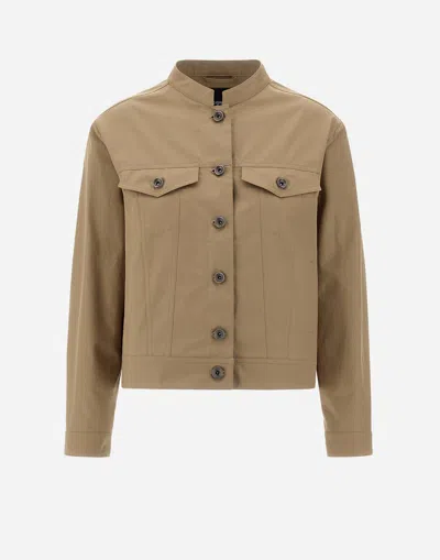 Herno Jacket In Tigri In Camel