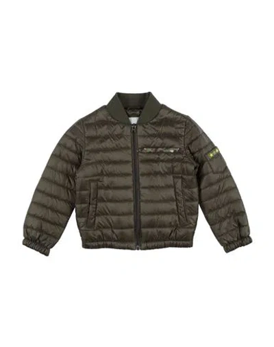 Herno Babies'  Toddler Boy Puffer Military Green Size 6 Polyamide, Elastane, Polyester