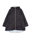 Herno Babies'  Toddler Girl Overcoat & Trench Coat Midnight Blue Size 6 Cotton In Black