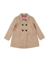 Herno Toddler Girl Overcoat & Trench Coat Sand Size 6 Cotton In Brown