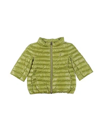 Herno Toddler Girl Puffer Acid Green Size 6 Polyamide In Green