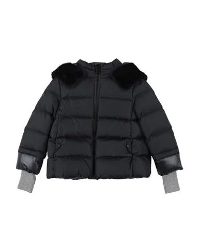Herno Babies'  Toddler Girl Puffer Black Size 6 Polyamide