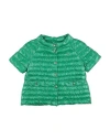 Herno Babies'  Toddler Girl Puffer Green Size 6 Polyamide, Polyester, Cotton
