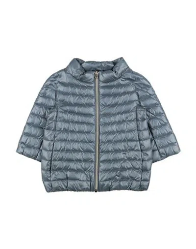 Herno Babies'  Toddler Girl Puffer Grey Size 6 Polyamide In Blue